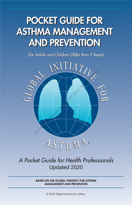 2020 GINA Pocket Guide for Asthma Management and Prevention
