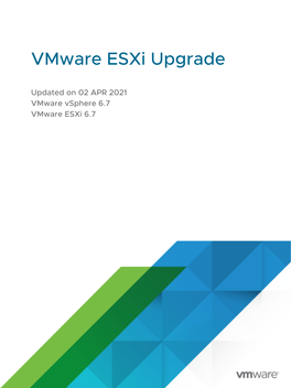 Vmware Esxi Upgrade