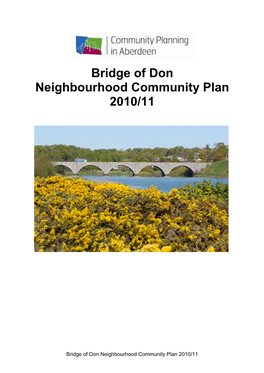 Bridge of Don Neighbourhood Community Plan 2010/11