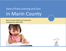 State of Early Learning and Care in Marin County