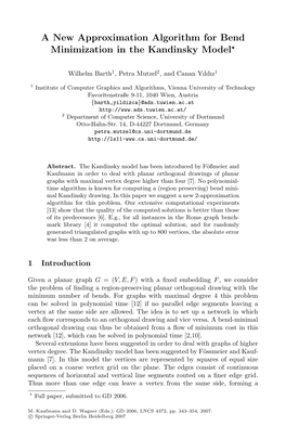 A New Approximation Algorithm for Bend Minimization in the Kandinsky Model