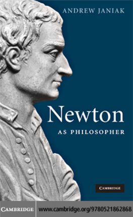 Newton As Philosopher