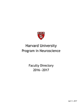 Program in Neuroscience