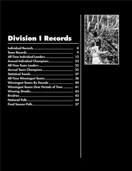 Division I Record S