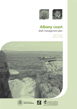 Albany Coast Draft Management Plan 2016