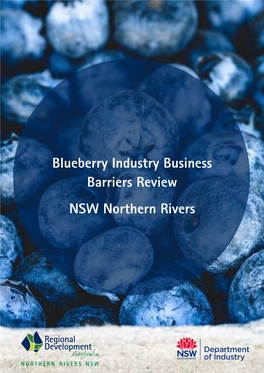 Blueberry Industry Business Barriers Review NSW Northern Rivers