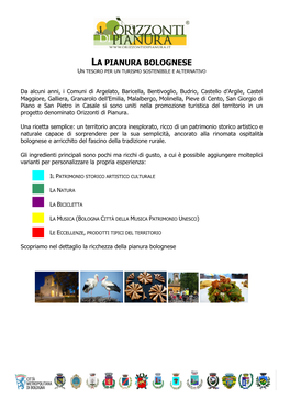 La Pianura Bolognese Un Tesoro Per Un Turismo Sostenibile E Alternativo