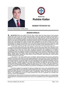 Robbie Katter