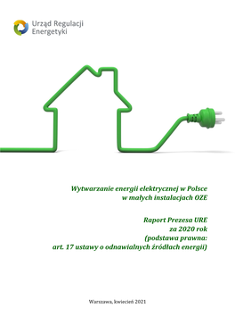 Wytwarzanie Energii Elektrycznej W Polsce W Małych Instalacjach OZE