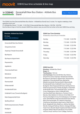 328HG Bus Time Schedule & Line Route