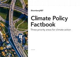 Climate Policy Factbook Three Priority Areas for Climate Action