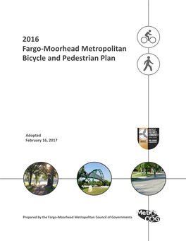 2016 Fargo‐Moorhead Metropolitan Bicycle and Pedestrian Plan