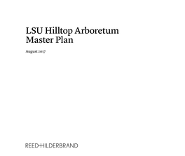 LSU Hilltop Arboretum Master Plan