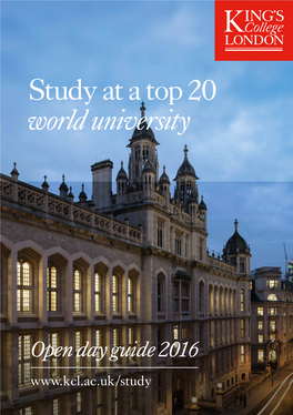 Study at a Top 20 World University