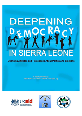 Deepening Democracy in SL IGR