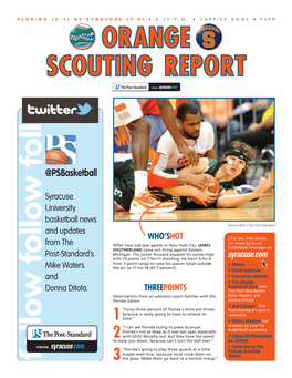 Orange Scouting Report Threepoints
