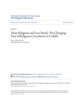 The Changing Face of Religious Coexistence in Ladakh