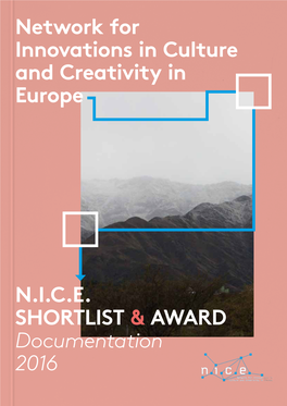 N.I.C.E. Shortlist & Award 2016
