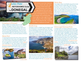 Camping in Donegal Doon Fort Malin Beg Glenveagh National Park Sliabh Liag