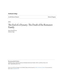 The Death of the Romanov Family