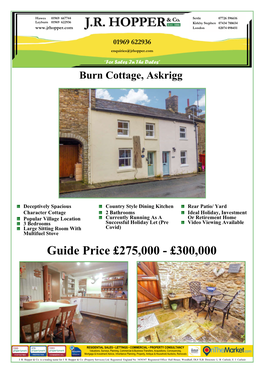 Burn Cottage, Askrigg