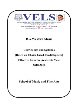 B.A.Western Music School of Music and Fine Arts