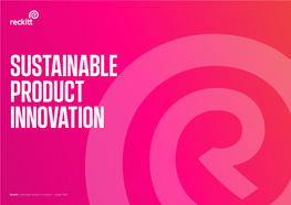 Reckitt Sustainable Product Innovation – Insight 2020