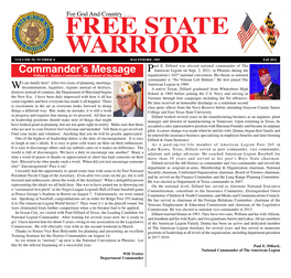 FREE STATE WARRIOR 1 for God and Country