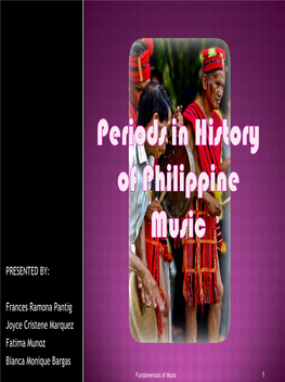 History of Philippine Music