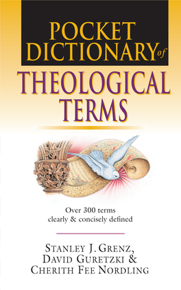 Pocket Dictionary of Theological Terms/Stanley J