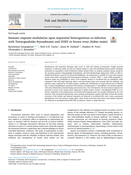 Immune Response Modulation Upon Sequential Heterogeneous Co