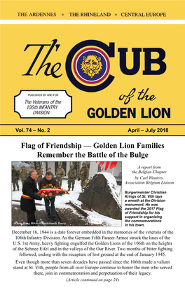 Golden Lion Families Remember the Battle of the Bulge
