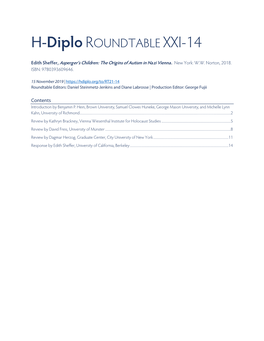 H-Diplo ROUNDTABLE XXI-14