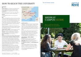 Medway Campus Guide