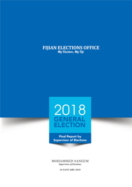 2018 General Election Joint Report by the Electoral