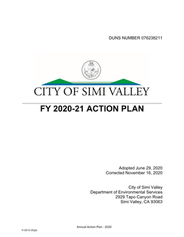 Fy 2020-21 Action Plan