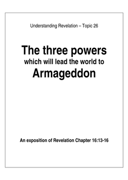 The Three Powers Armageddon