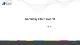 Kentucky State Report