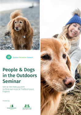 ORN People & Dogs in the Outdoors Seminar Guide