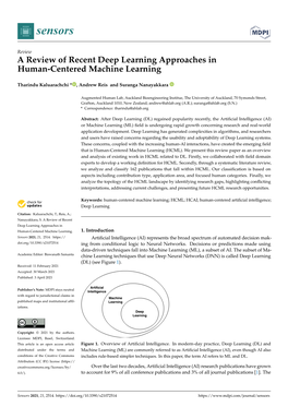 A Review of Recent Deep Learning Approaches in Human-Centered Machine Learning