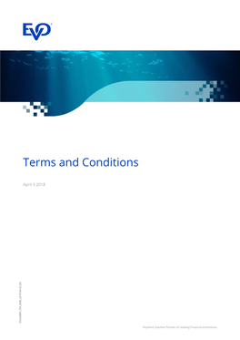 Terms and Conditions