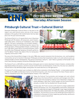 Pittsburgh Cultural Trust + Cultural District