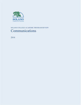 Communications Program Review 2016