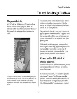 The Need for a Design Handbook