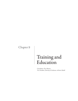 Training and Education