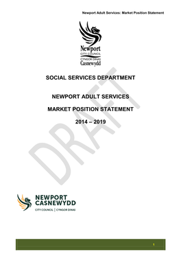 Social Services Department Newport Adult Services