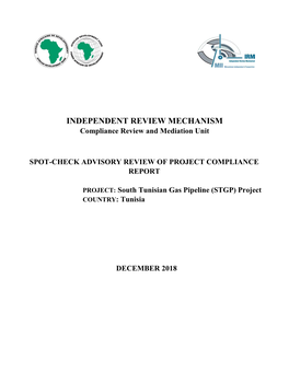 South Tunisian Gas Pipeline (STGP) Project COUNTRY: Tunisia