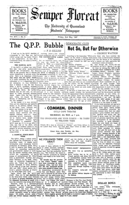 The Q,P,P, Bubble DEMOCRATIC CLUB - F