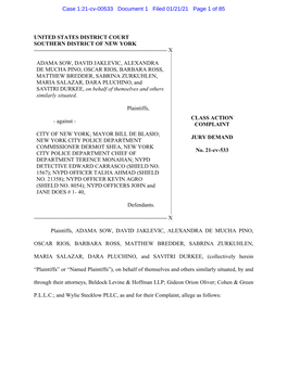 Case 1:21-Cv-00533 Document 1 Filed 01/21/21 Page 1 of 85