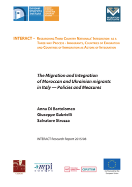 The Migration and Integration of Moroccan and Ukrainian Migrants in Italy — Policies and Measures